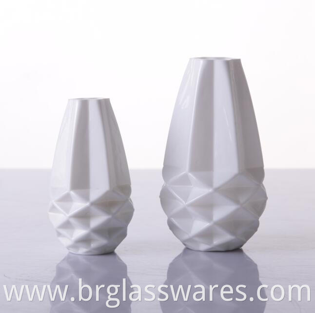 White colored glass diffuser bottle 